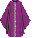 Chasuble Assisi Purple with Orphrey 1001