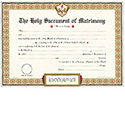 Certificate MarriagePad of 50 1043