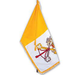 Papal Flag Durawavez&#174; Fringed Presidential Indoor