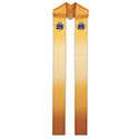 Overlay Stole Embroidered Eucharistic Emblem 3291