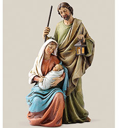 Statue of the Holy Family Resin-stone 60688