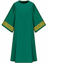 Dalmatic Assisi Green with Sleeve Trim 707013