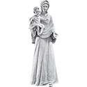 Our Lady of the Smile Marble Fiberglass 700/89