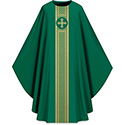 Chasuble Assisi with Woven Band Green 701043