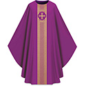 Chasuble Assisi with Woven Band Purple 701044