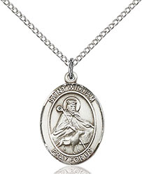Sterling Silver St. William of Rochester Pendant 8114