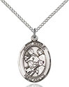 Sterling Silver St. Cecilia Marching Band Pendant 8179