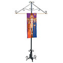 Banner Stand Wrought Iron K4045