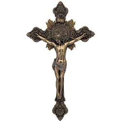 St. Benedict Crucifix 14&quot; SR-76590-BS