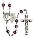 Pope Emeritace Benedict XVI 7mm Brown Rosary R6004S-8235