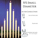 Altar Candles 51&#37; Small_Diameter