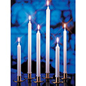 Stearine Brand White Molded Candles