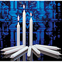 Votive Candles made of White Stearine