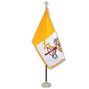 Papal Flag Presidential Indoor Display Sets Durawavez&#174;