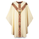 Chasuble Regina with Hand Embroidered Emblem 3168