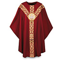 Chasuble Regina with Hand Embroidered Emblem 3169