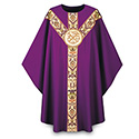 Chasuble Regina with Hand Embroidered Emblem 3171