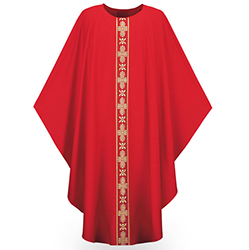 Chasuble Dupion Red 3260