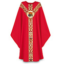 Chasuble Regina with Hand Embroidered Emblem 3362