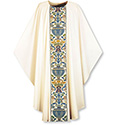Chasuble Regina White with Blue 3377