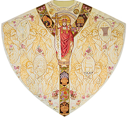 Chasuble Moir&#233; Christ the King 3870