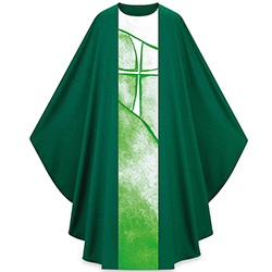 Chasuble &quot;Lumen Fidei&quot; Green 5159