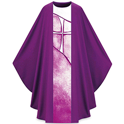 Chasuble &quot;Lumen Fidei&quot; Purple 5159