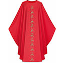 Chasuble Red Dupion 5224