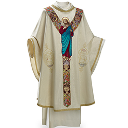 Chasuble Moir&#233; Good Shepherd 5283