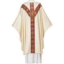 Chasuble Chi&#45;Rho White 101&#45;0181