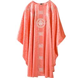 Chasuble Alpha Omega Rose&#47;Rose 101&#45;0920