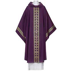 Chasuble Purple&#47;Gold AH&#45;1371