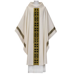 Chasuble White&#47;Black AH&#45;1371