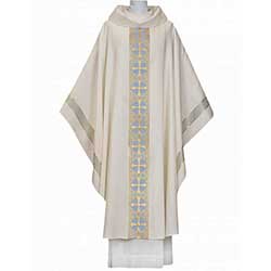 Chasuble White&#47;Blue AH&#45;1371
