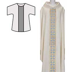 Dalmatic White&#47;Blue AH&#45;1371