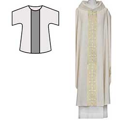 Dalmatic White&#47;Gold AH&#45;1371