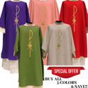 Dalmatic Set of 5 Special Promotion Chi Rho 1205-D