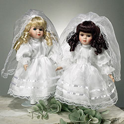 Communion Porcelin Dolls 1239