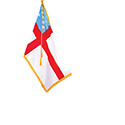 Episcopal Flag Durawavez&#174; Fringed Presidential Indoor
