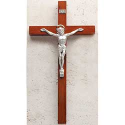 Crucifix 12&quot; Rosewood Salerni 17/522