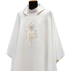 Chasuble White Primavera 220