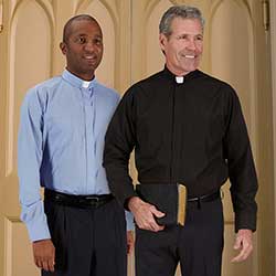 Clergy Shirt Long Sleeve Summer Comfort