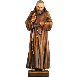 St. Padre Pio 16&quot; Wood 236000
