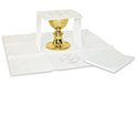 European Mass Linens Embroidered Cross 5047