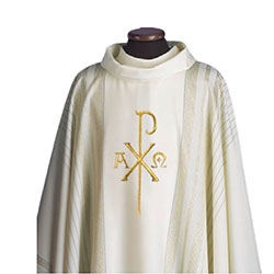 Chasuble White Linea 391