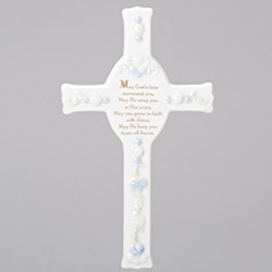 Baptism Wall Cross 44324