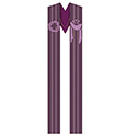 Crown of Thorns Overlay Stole Purple Pius 50-5117