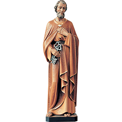 Statue St. Peter Wood or Fiberglass 508