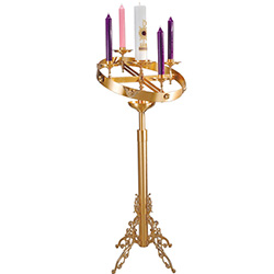 Floor Advent Wreath 51FAW15