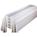 Funeral Pall White with Grey Terra 60-3160